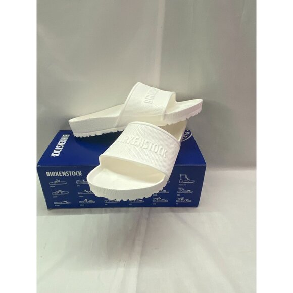 Birkenstock Unisex White  Size 11 Barbados Essentials Eva Sandal  NIB - Picture 3 of 5